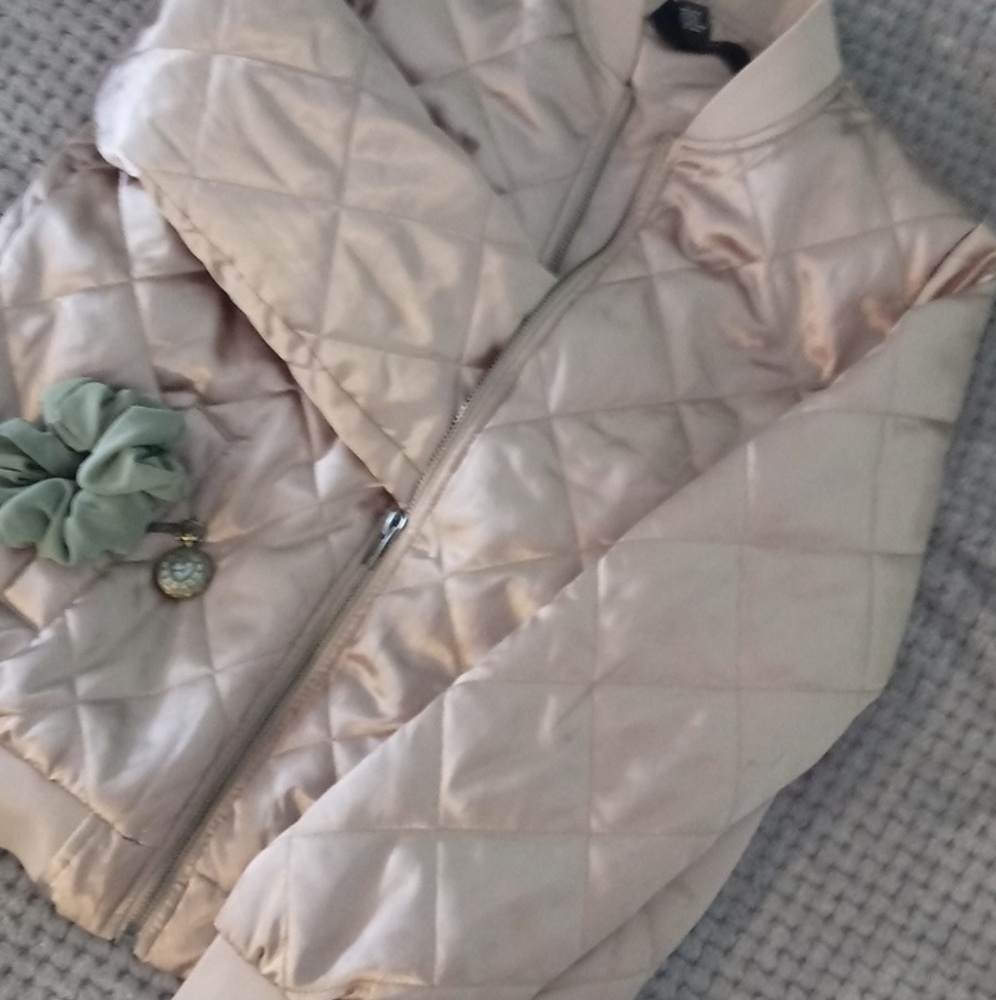 Gold Bomber Jacket